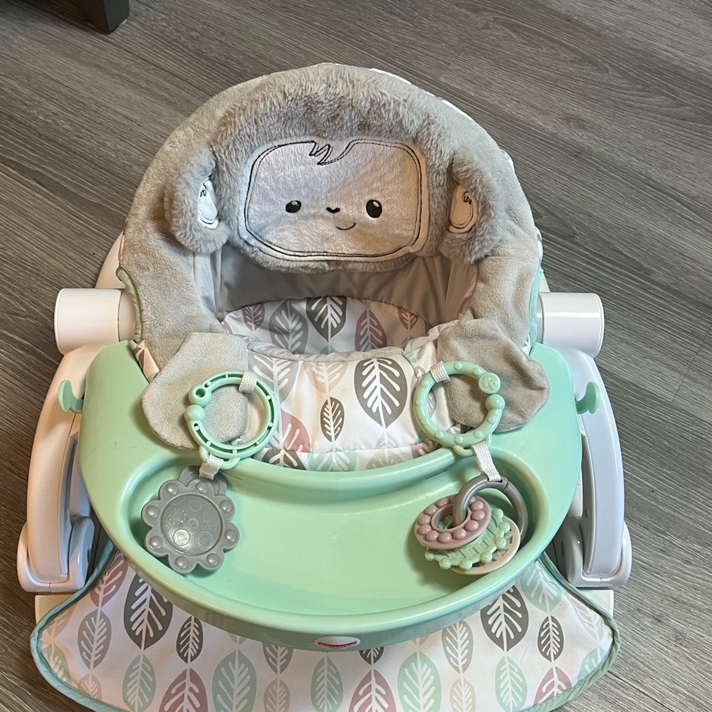 Fisher-Price SnugaMonkey Sit Me Up Floor Seat.